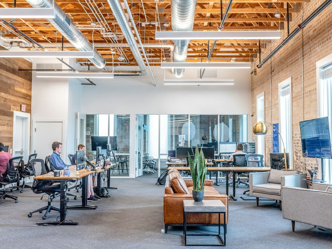 modern office workspace
